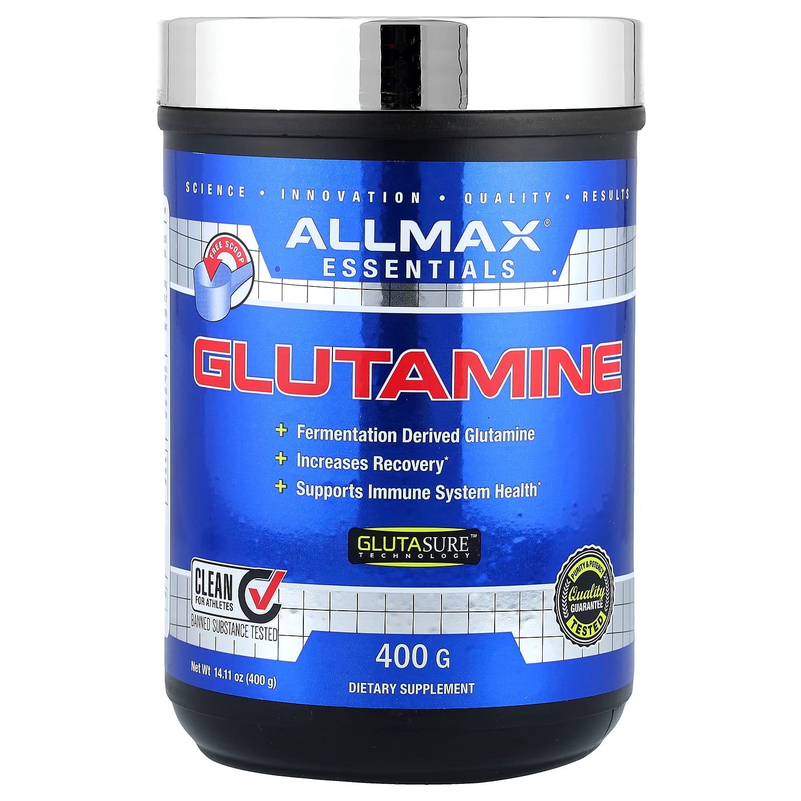 ALLMAX, Essentials, Glutamina, 400 g (14,11 oz)