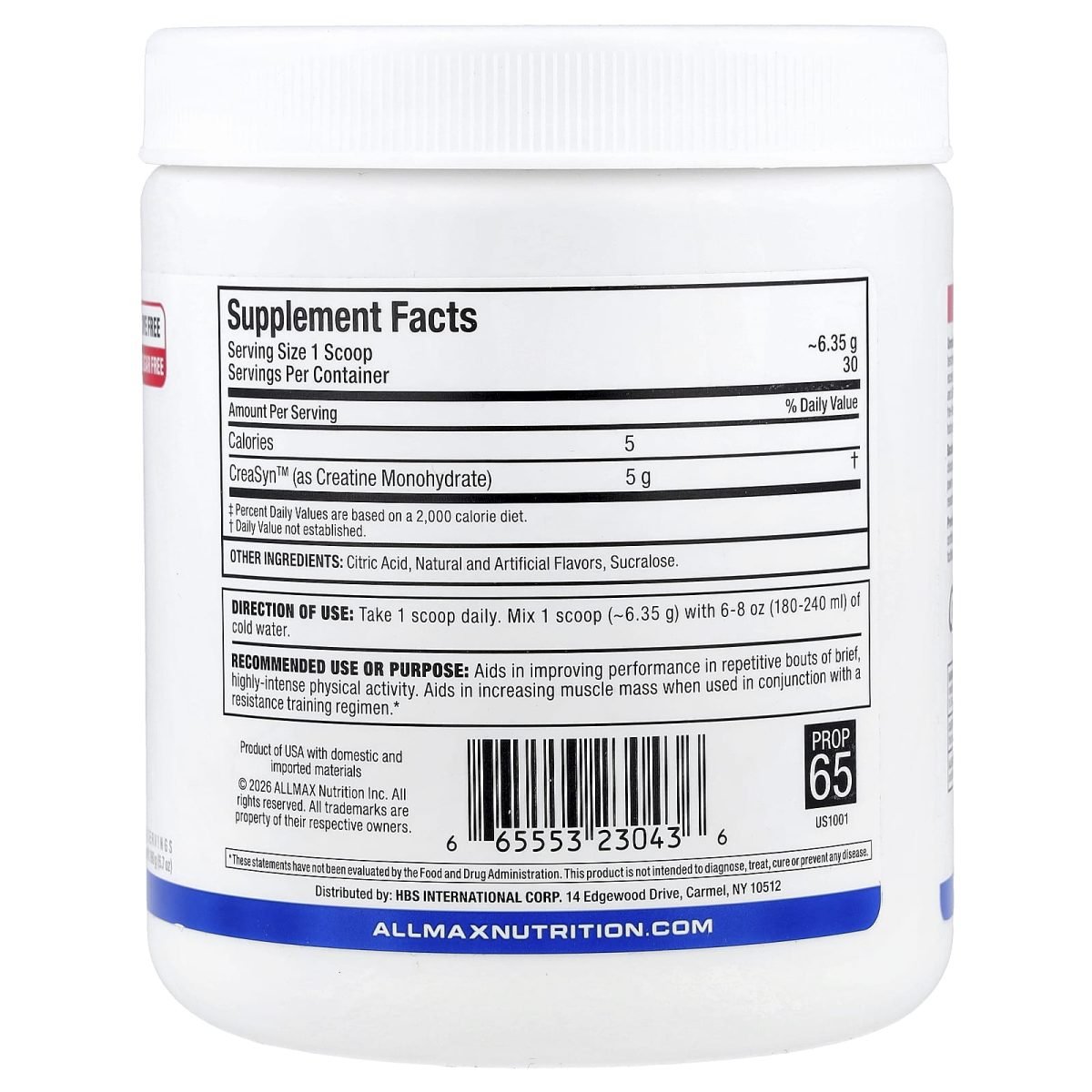 ALLMAX, Creatina, Classe Farmacêutica, Blueberry Lemonade, 190 g (6,7 oz), foto 2