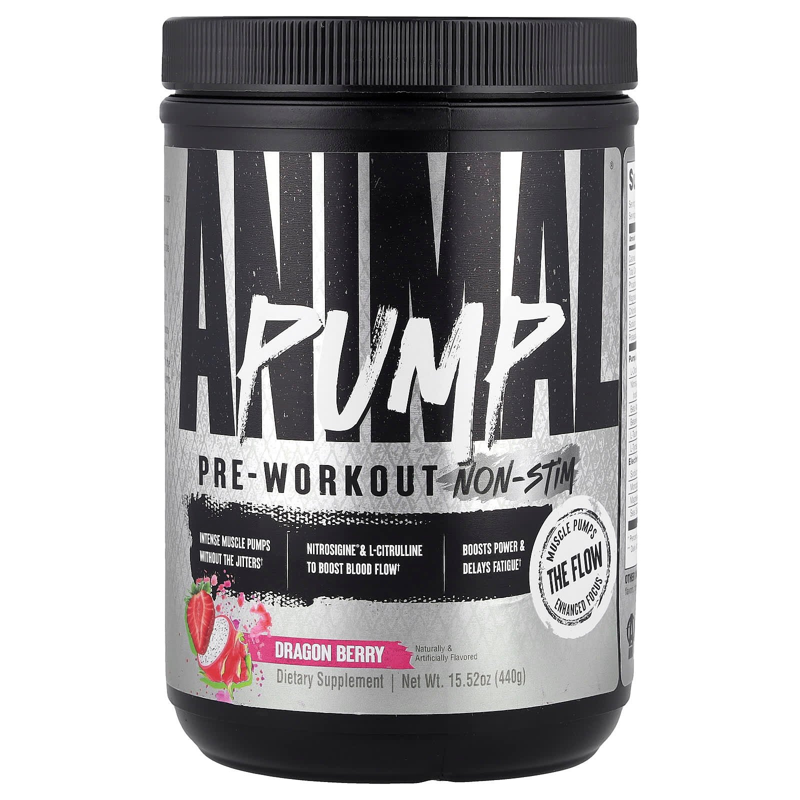 Animal, Pré-treino Pump™, Não Estimulante, Dragon Berry, 440 g (15,52 oz)
