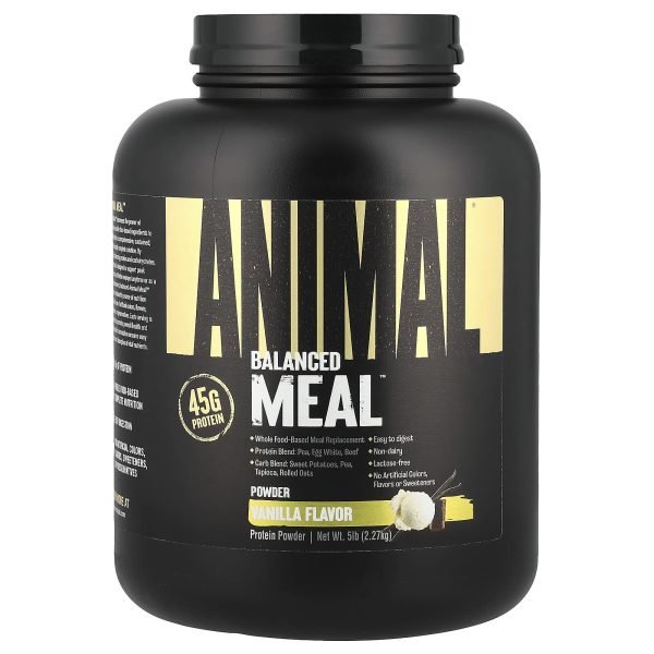 Animal, Proteína em Pó, Vanilla, Balanced Meal™, 2,27 kg (5 lb)