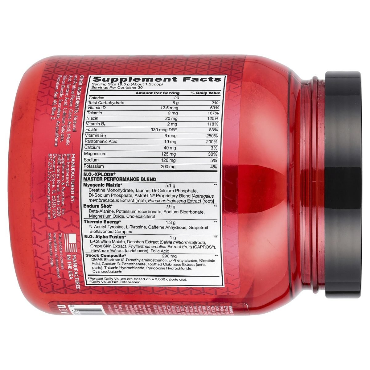 BSN, N.O.-XPLODE®, Legendary Pre-Workout, Grape, 1.22 lbs (555 g), foto 2