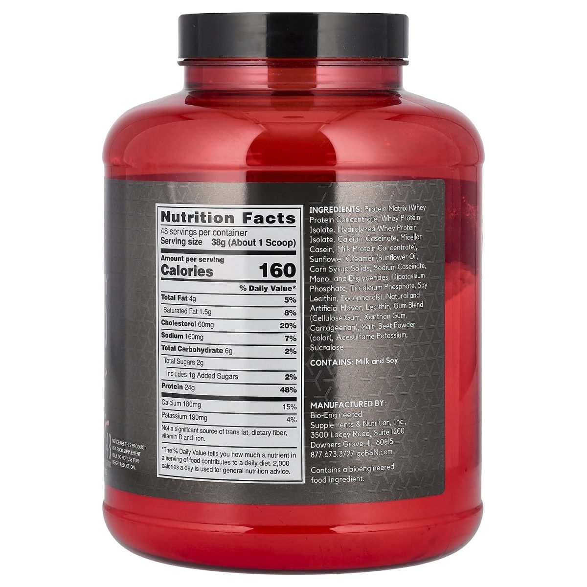BSN, Syntha-6 Edge, Mix de Proteína em Pó, Strawberry Milkshake, 1,82 kg (4,01 lb), foto 2