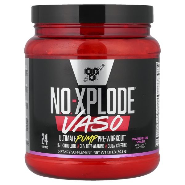 BSN, No-Xplode® VASO, Ultimate Pump Pre-Workout, Watermelon Smash, 1.11 lb (504 g)