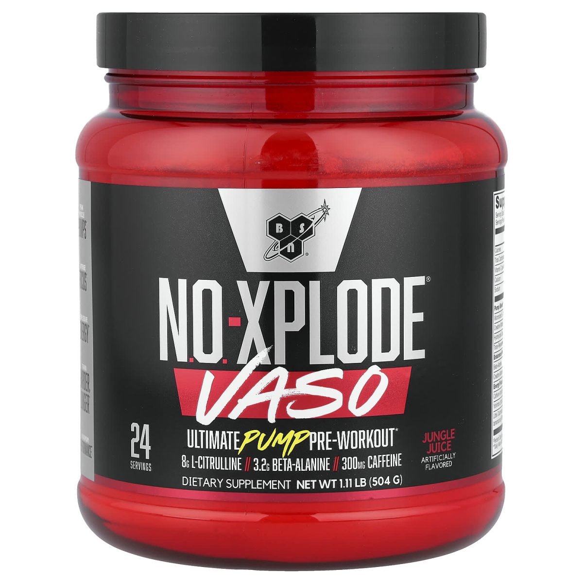 BSN, No-Xplode® VASO, Ultimate Pump Pre-Workout, Jungle Juice, 1.11 lb (504 g)