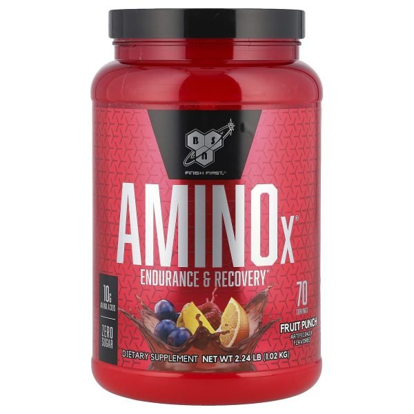 BSN, AminoX®, Resistência e Recuperação, Fruit Punch, 1,02 kg (2,24 lb)