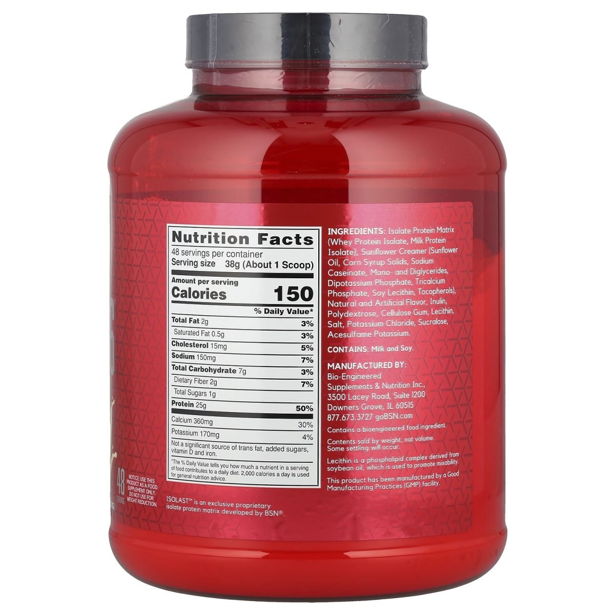 BSN, Syntha-6 Isolado, Mix para Bebida de Proteína em Pó, Vanilla Ice Cream, 4,02 lbs (1,82 kg), foto 2
