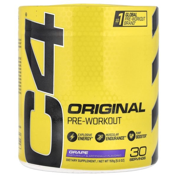 C4 / Cellucor, Pré-Treino Original C4®, Grape, 159 g (5,6 oz)