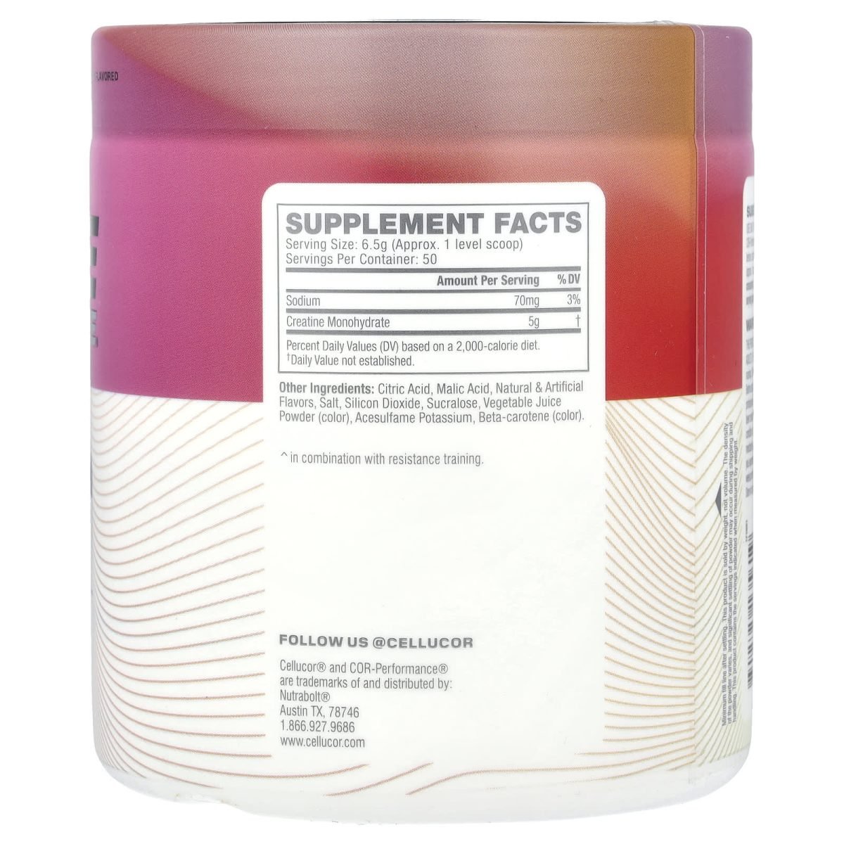 C4 / Cellucor, Creatina COR-Performance®, Fruit Punch, 325 g (11,5 oz), foto 2