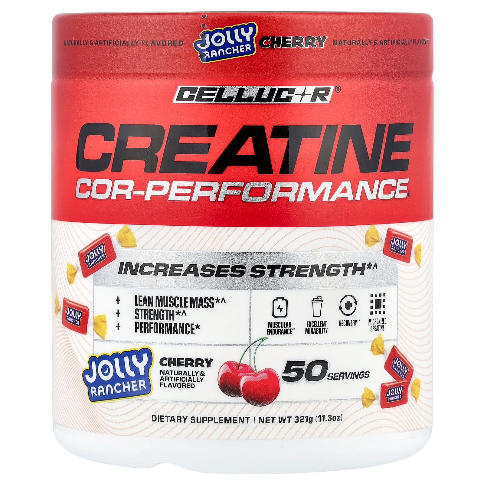 C4 / Cellucor, Creatina COR-Performance®, Jolly Rancher, Jolly Rancher Cherry, 321 g (11,3 oz)