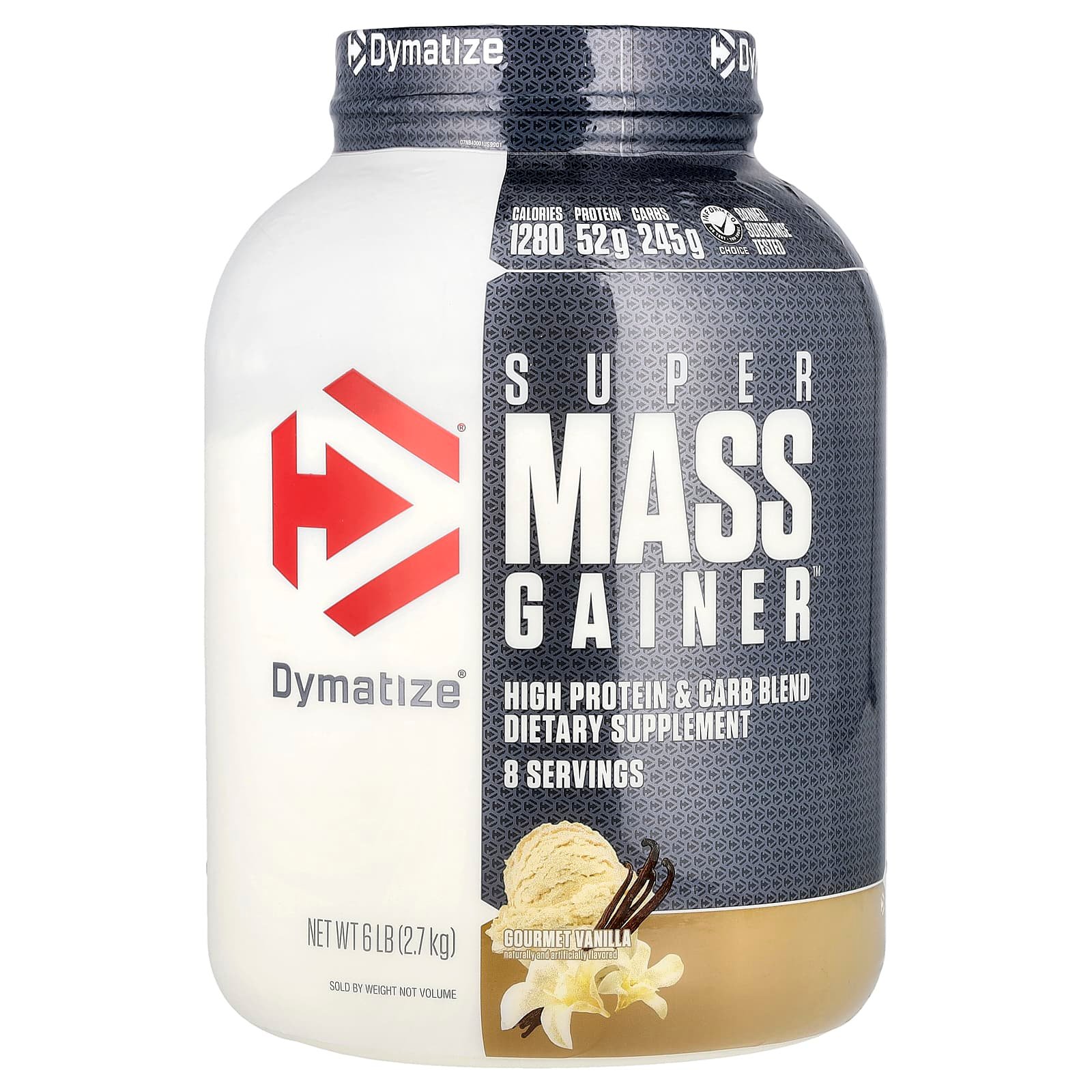 Dymatize, Super Mass Gainer™, Gourmet Vanilla, 2,7 kg (6 lb)