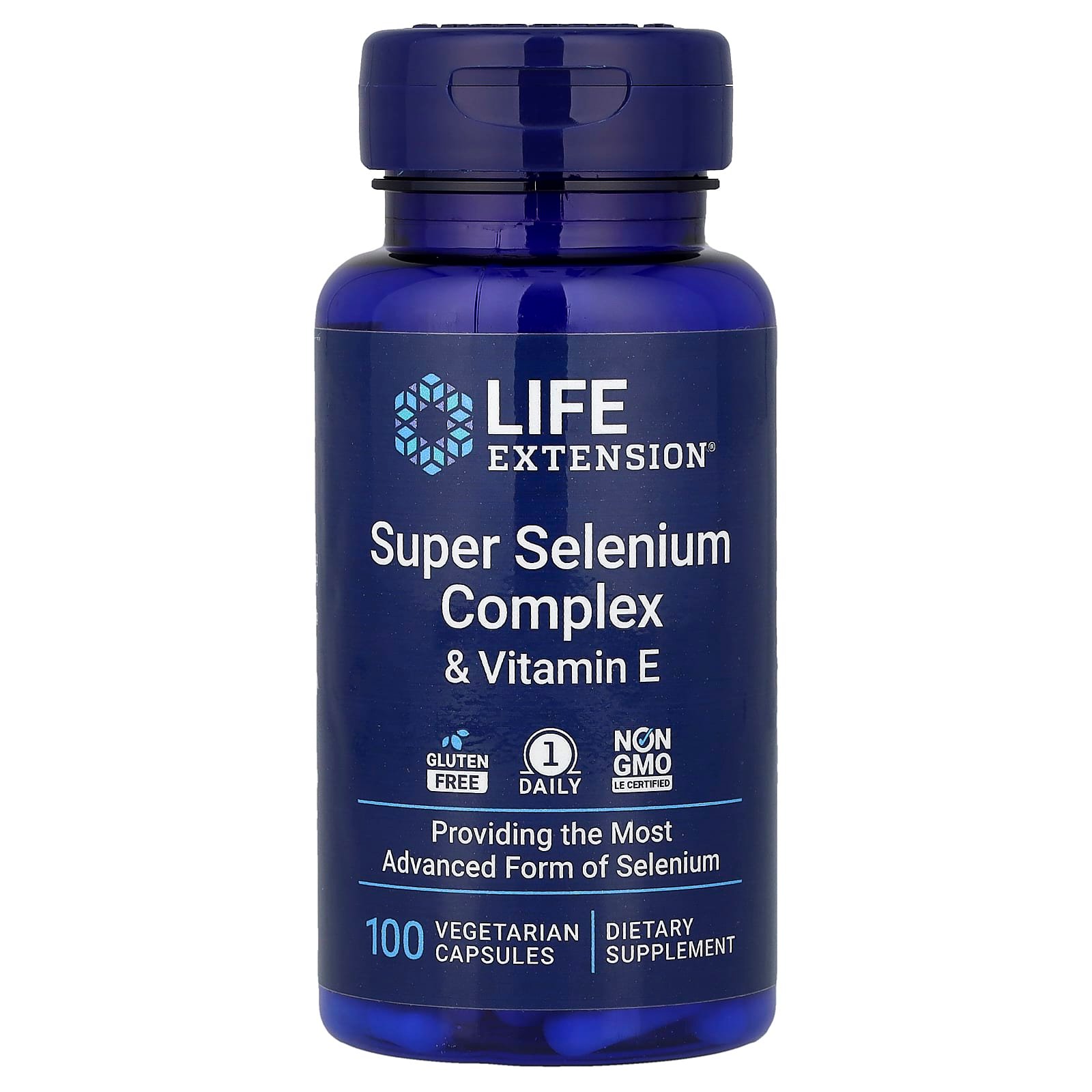 Life Extension, Supercomplexo de Selênio e Vitamina E, 100 Cápsulas Vegetarianas