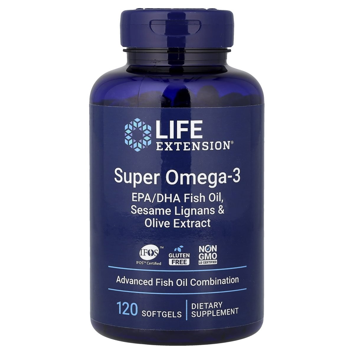 Life Extension, Super Ômega-3, 120 Cápsulas Softgel
