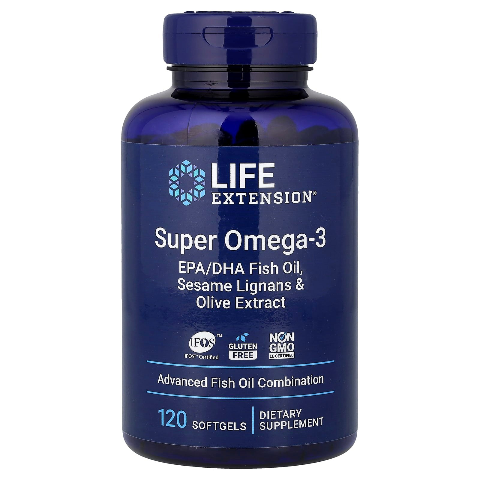 Life Extension, Super Ômega-3, 120 Cápsulas Softgel