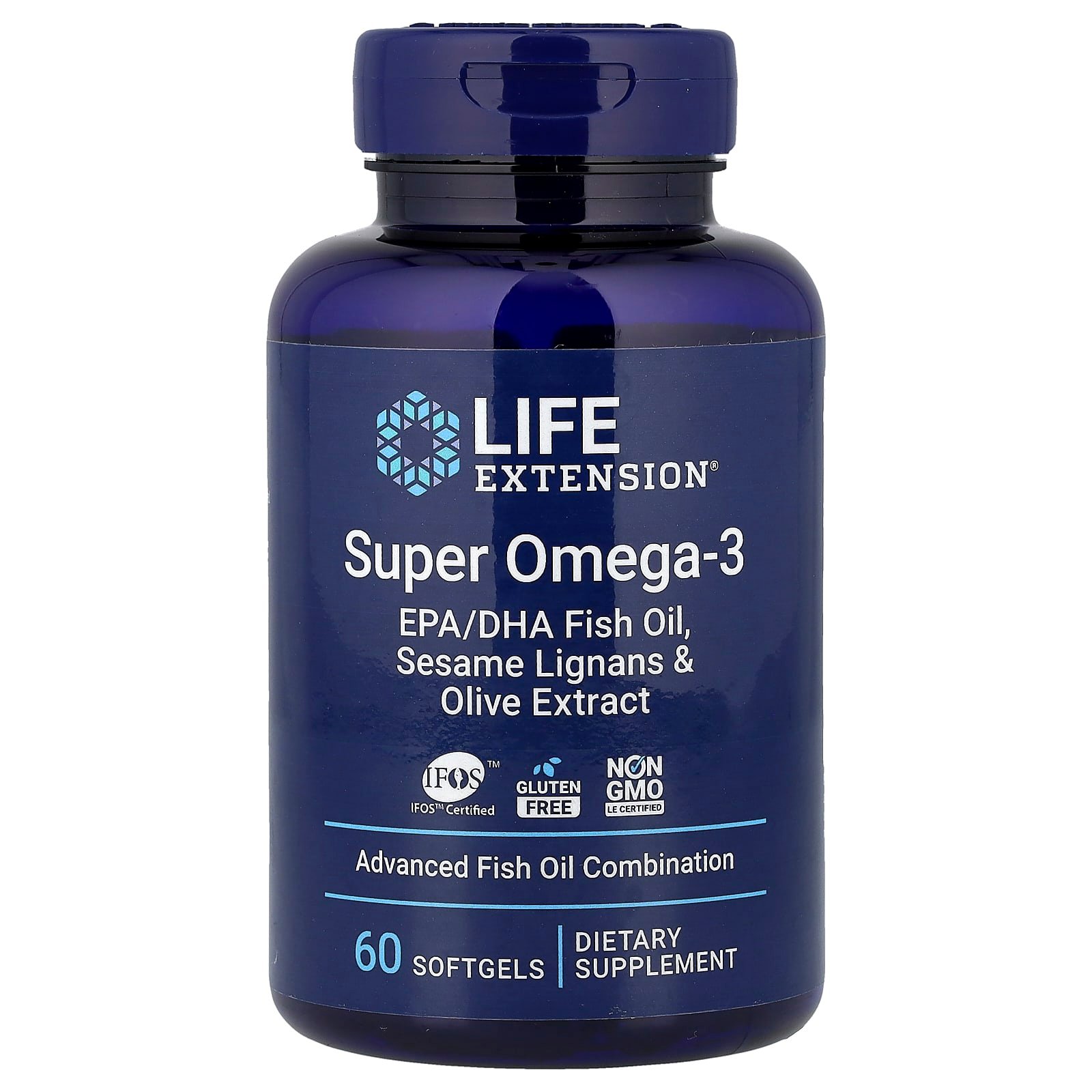 Life Extension, Super Ômega-3, 60 Cápsulas Softgel