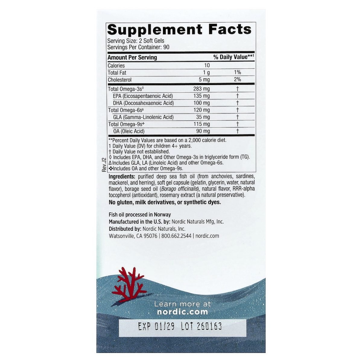Nordic Naturals, Complete Omega™ Junior, Ages 6+, Lemon, 180 Mini Soft Gels, foto 2