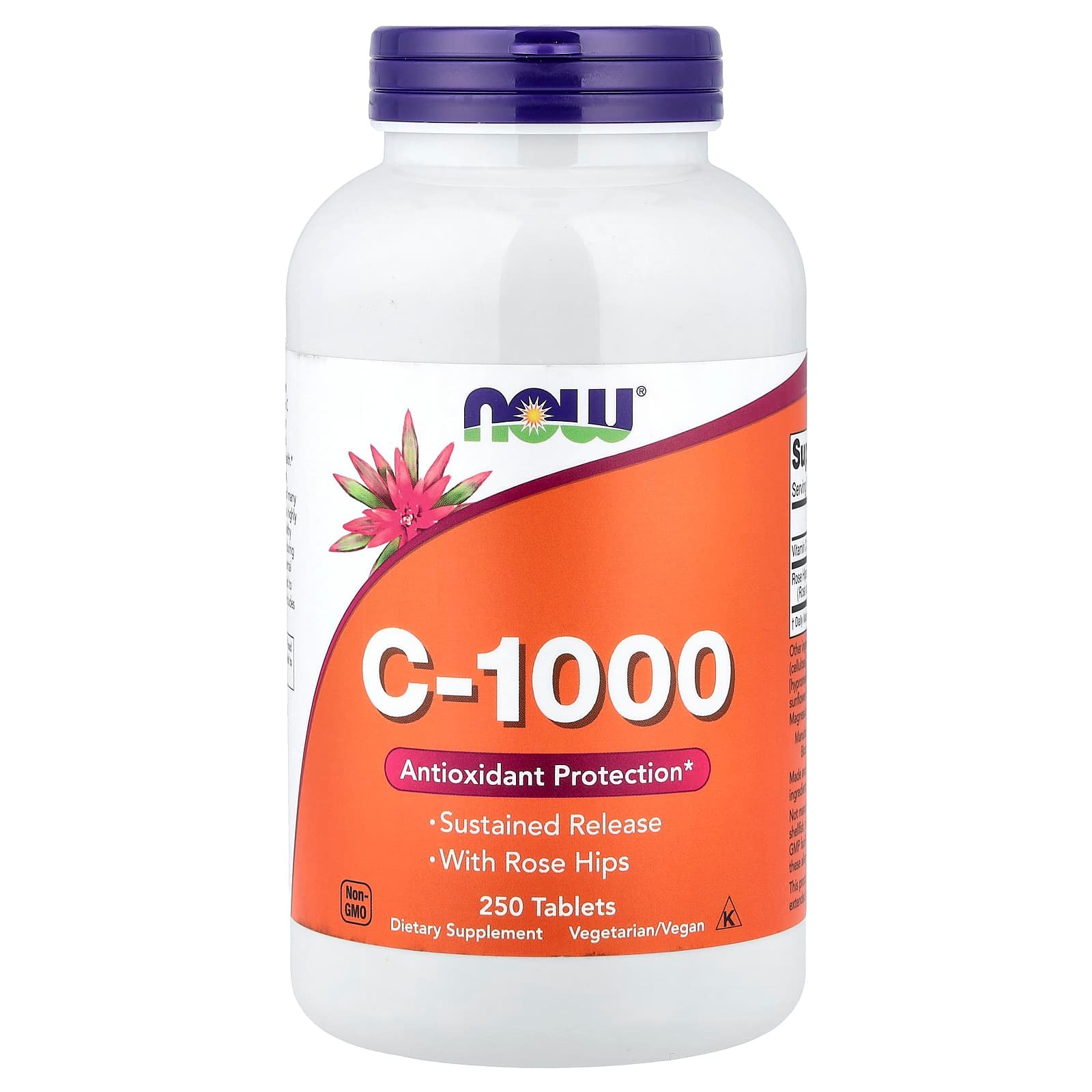 NOW Foods, C-1000, 250 Comprimidos