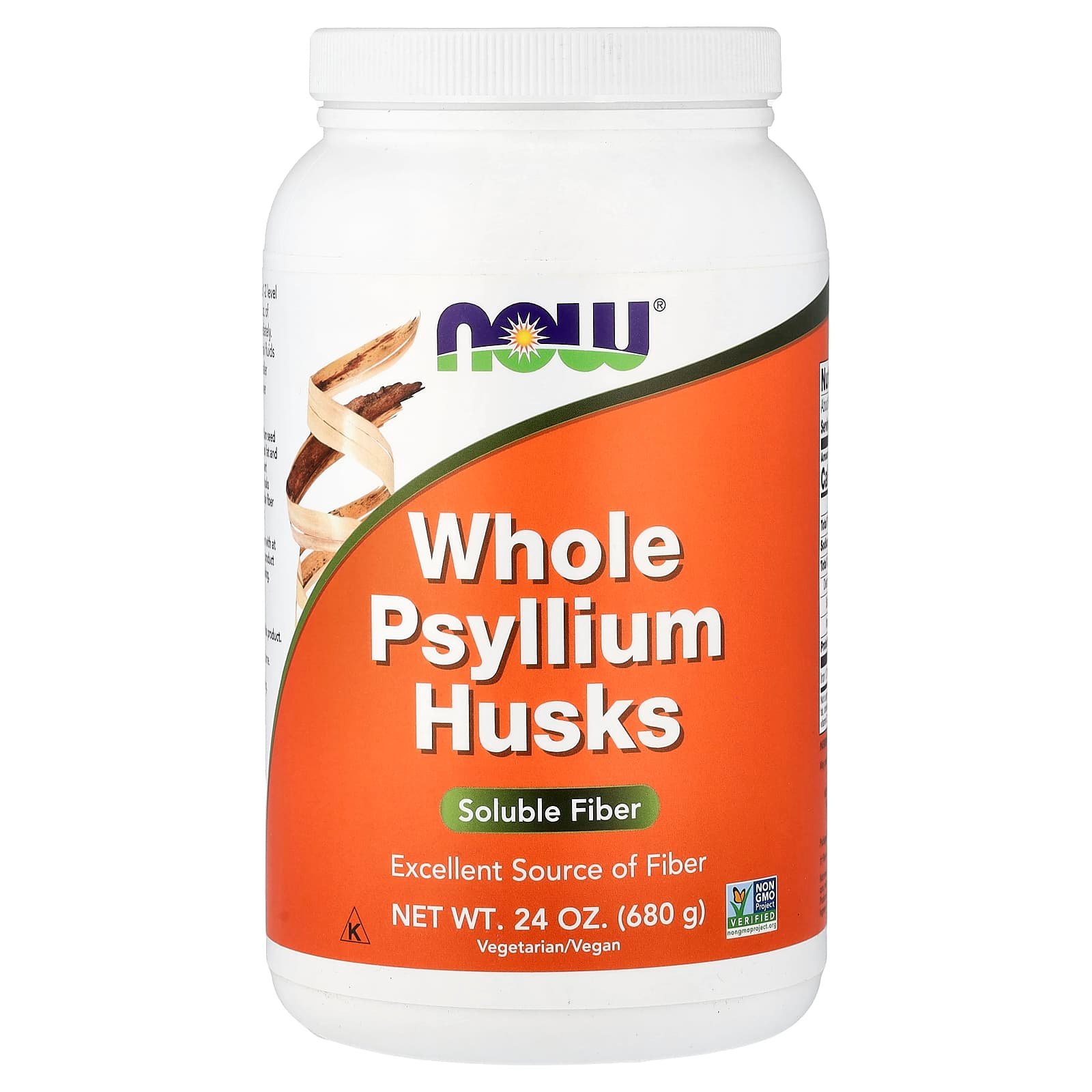 NOW Foods, Cascas de Psílio Inteiro, 680 g (24 oz)