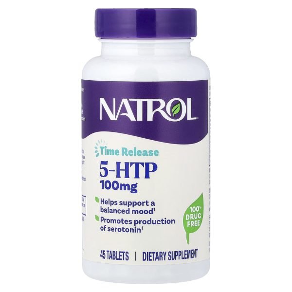 Natrol, 5-HTP, Time Release, 45 Tablets