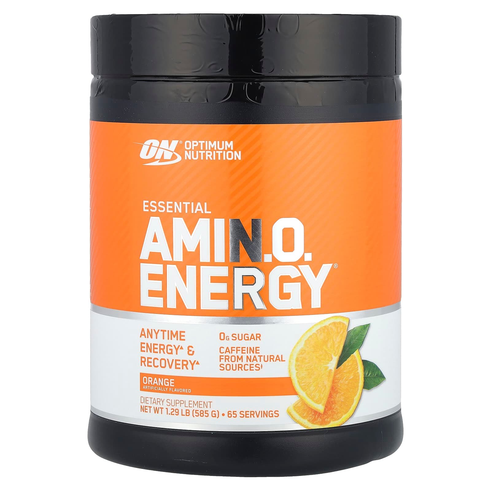 Optimum Nutrition, Energia de Aminoácidos Essenciais, Orange, 1.29 Lbs (585 g)