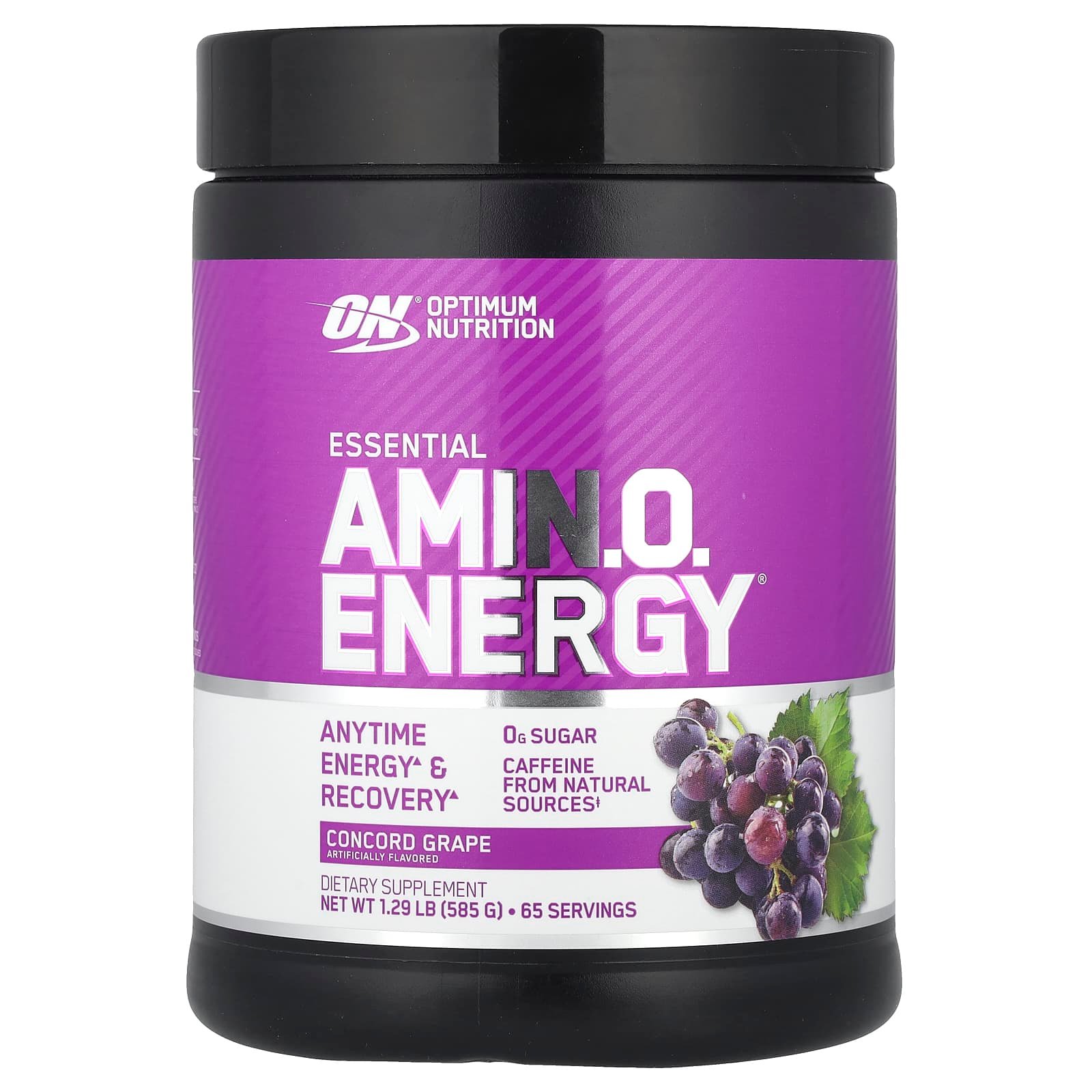 Optimum Nutrition, Essential Amin.O. Energy®, Concord Grape, 585 g (1,29 lb)