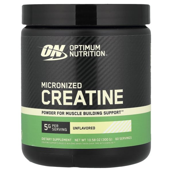 Optimum Nutrition, Micronized Creatine Powder, Unflavored, 10.58 oz (300 g)