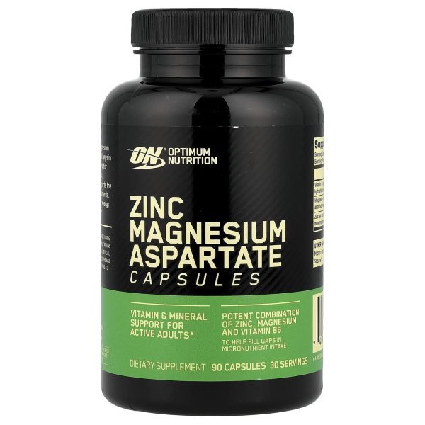 Optimum Nutrition, Zinc Magnesium Aspartate, 90 Capsules