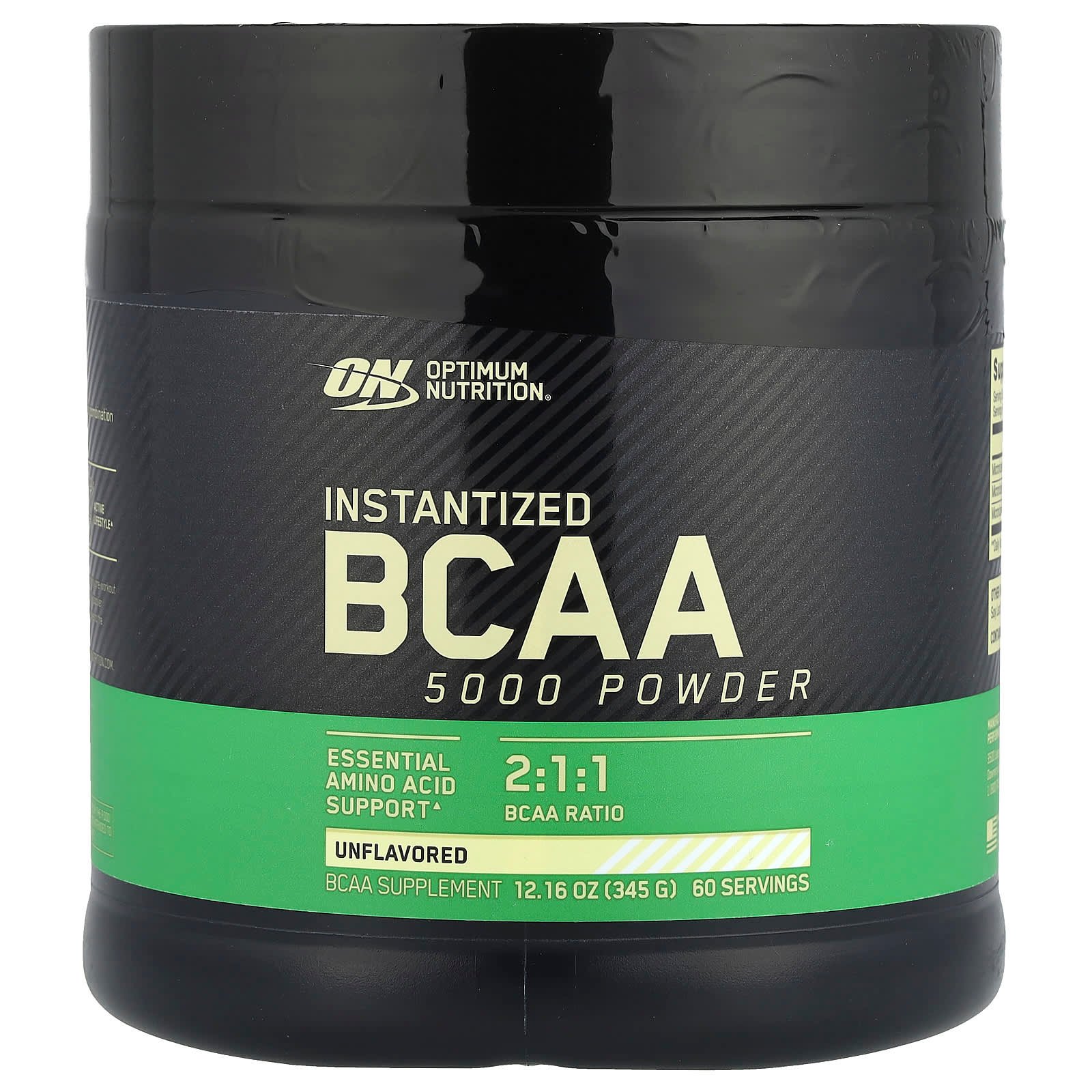 Optimum Nutrition, Instantized BCAA 5000 Powder, Unflavored, 345 g (12,16 oz)