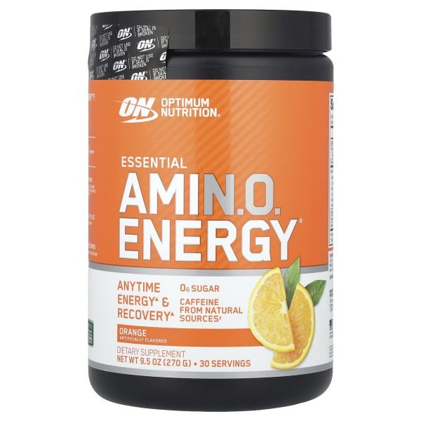 Optimum Nutrition, ESSENCIAL AMIN.O. ENERGY, Orange, 270 g (9,5 oz)