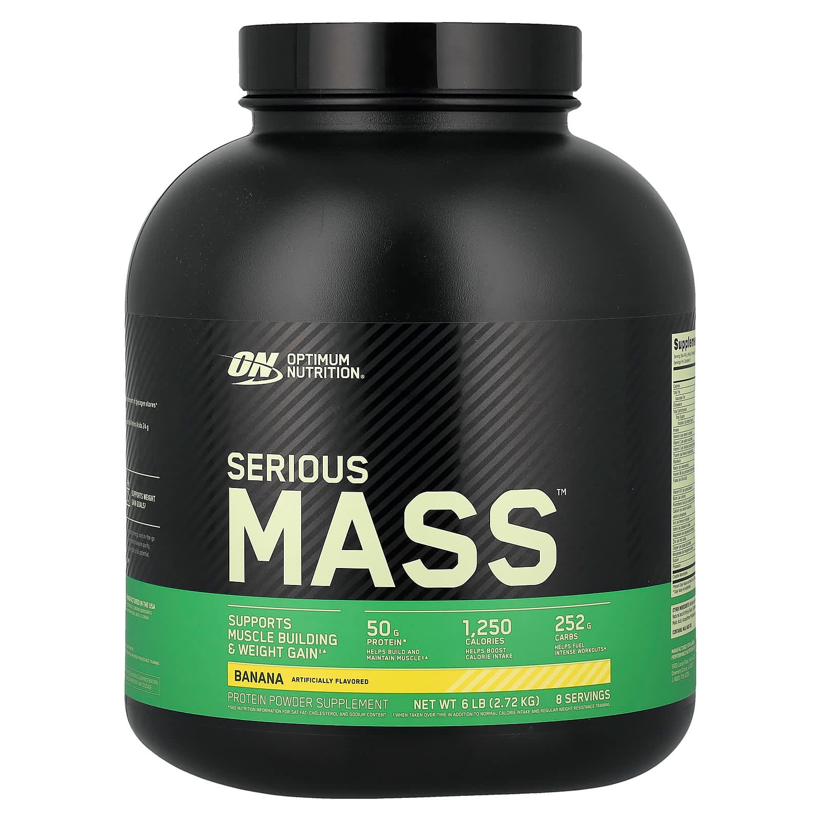 Optimum Nutrition, Serious Mass™, Banana, 2,72 kg (6 lb)