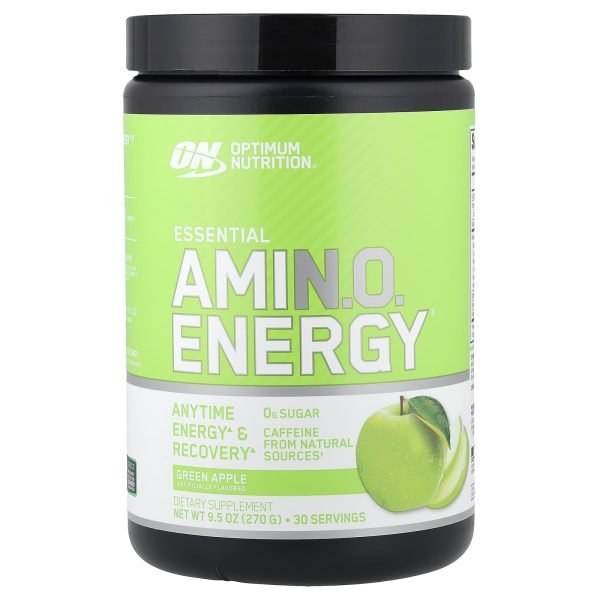 Optimum Nutrition, Essential Amin.O. Energy®, Green Apple, 270 g (9,5 oz)