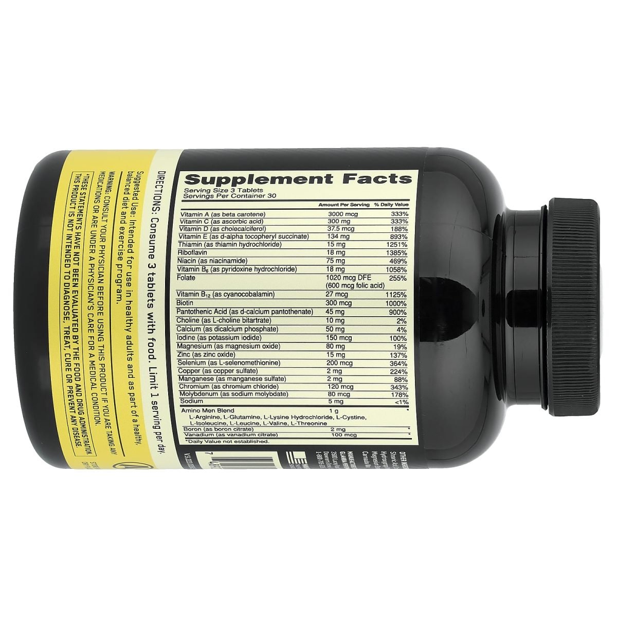 Optimum Nutrition, Opti-Men®, Multivitamin For Active Men, 90 Tablets, foto 2