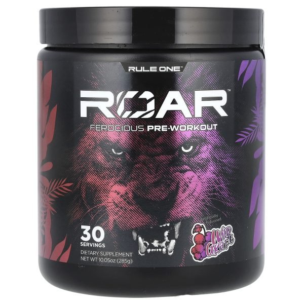 Rule One Proteins, Roar™, Pré-Treino Feroz, Wild Grape, 285 g (10,05 oz)