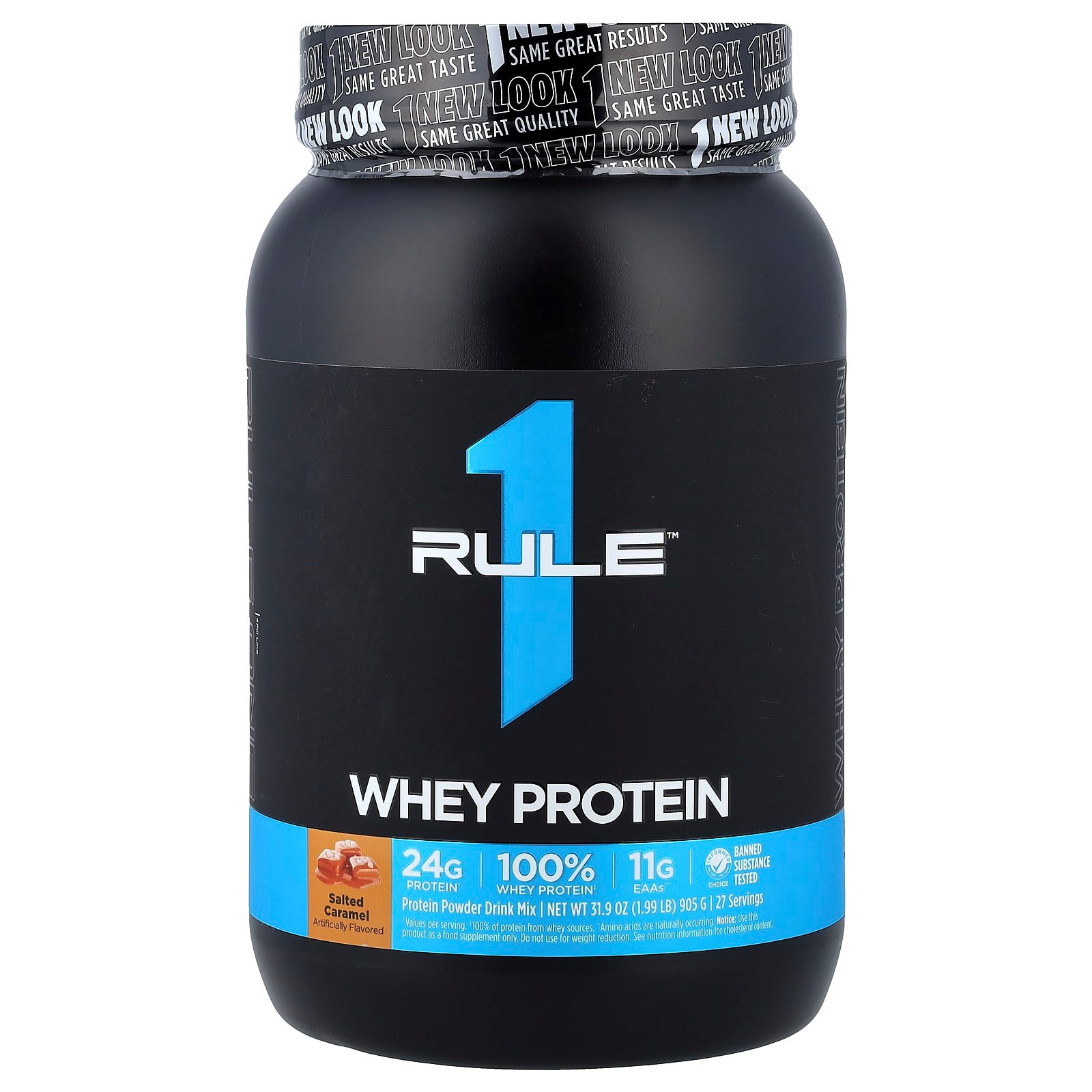Rule One Proteins, Whey Protein, Salted Caramel, 905 g (1,99 lb)