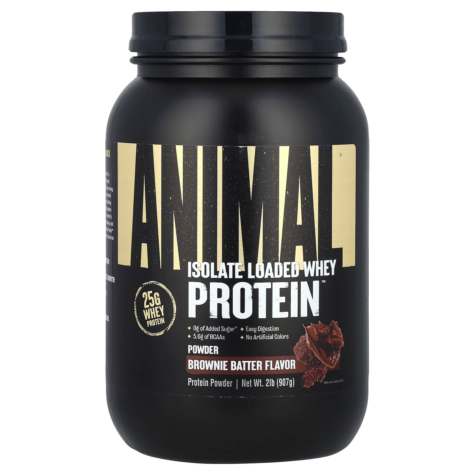 Animal, Isolate Loaded Whey Protein™ Powder, Brownie Batter, 2 lb (907 g)