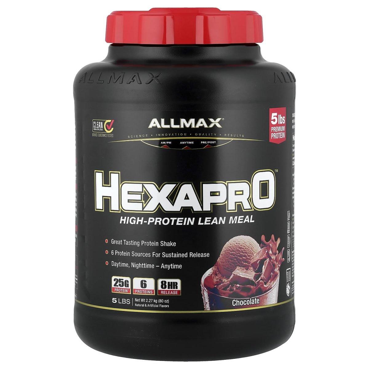 ALLMAX, Hexapro™, Alto Teor de Proteína, Chocolate, 2,27 kg (5 lb)