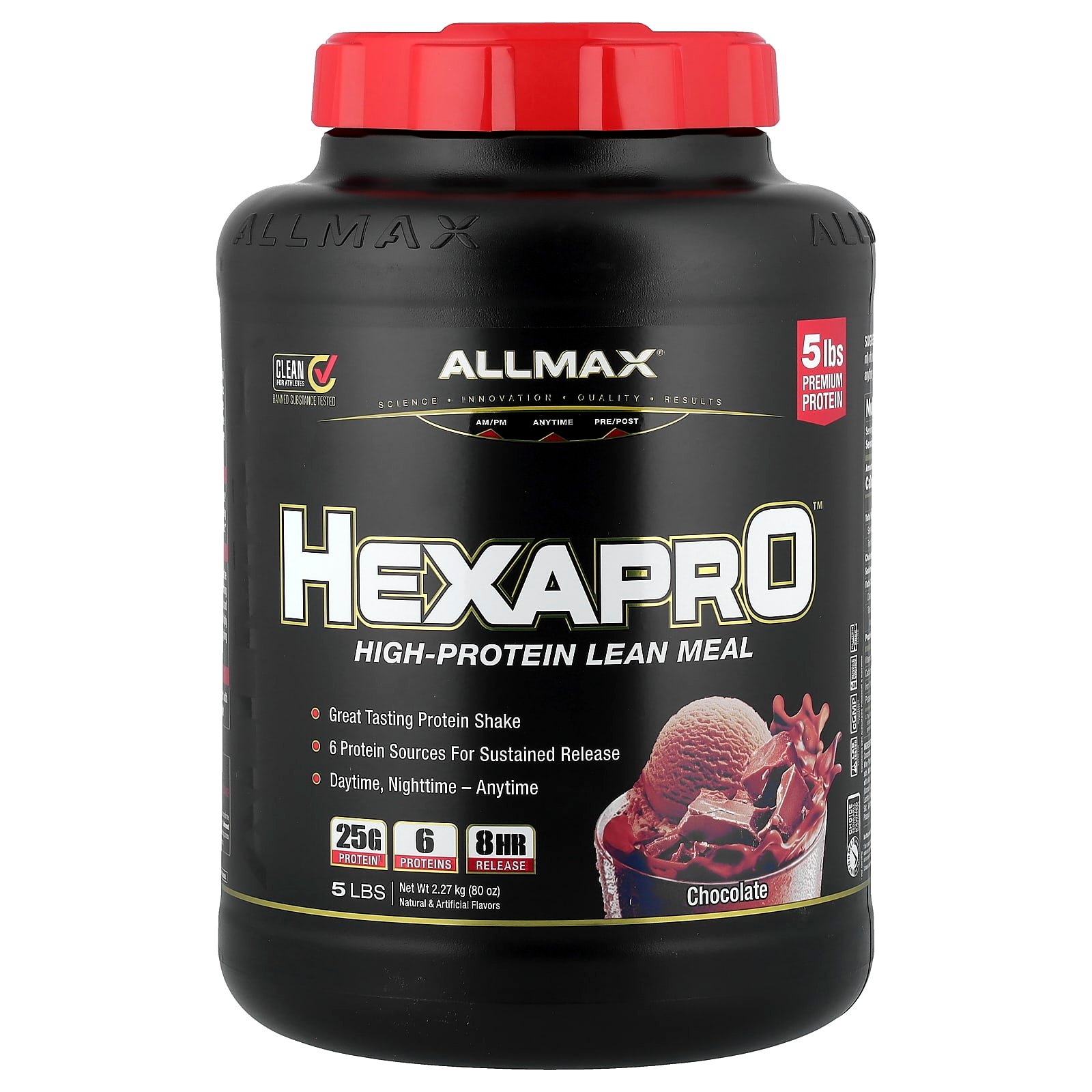 ALLMAX, Hexapro™, Alto Teor de Proteína, Chocolate, 2,27 kg (5 lb)