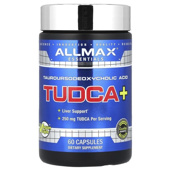 ALLMAX, TUDCA +, 250 mg, 60 Cápsulas