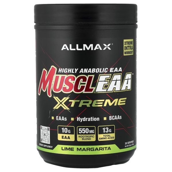 ALLMAX, MUSCLEAA™ Xtreme, Lime Margarita, 523 g (1,17 lb)