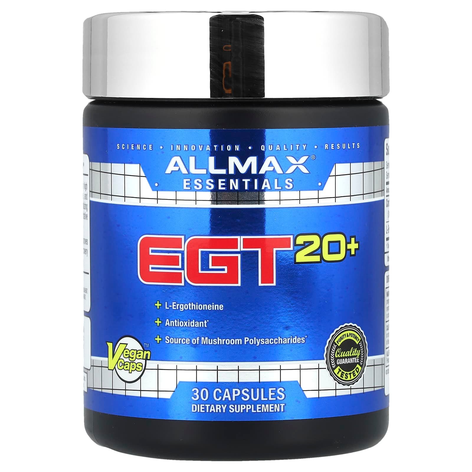 ALLMAX, EGT 20+, 30 Cápsulas