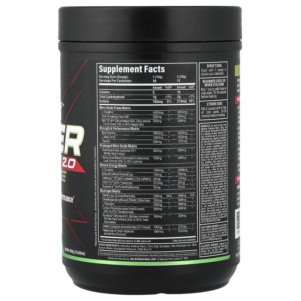 ALLMAX, Impact™ Igniter Xtreme 2.0, Sour Gummy, 14.82 oz (420 g), foto 2