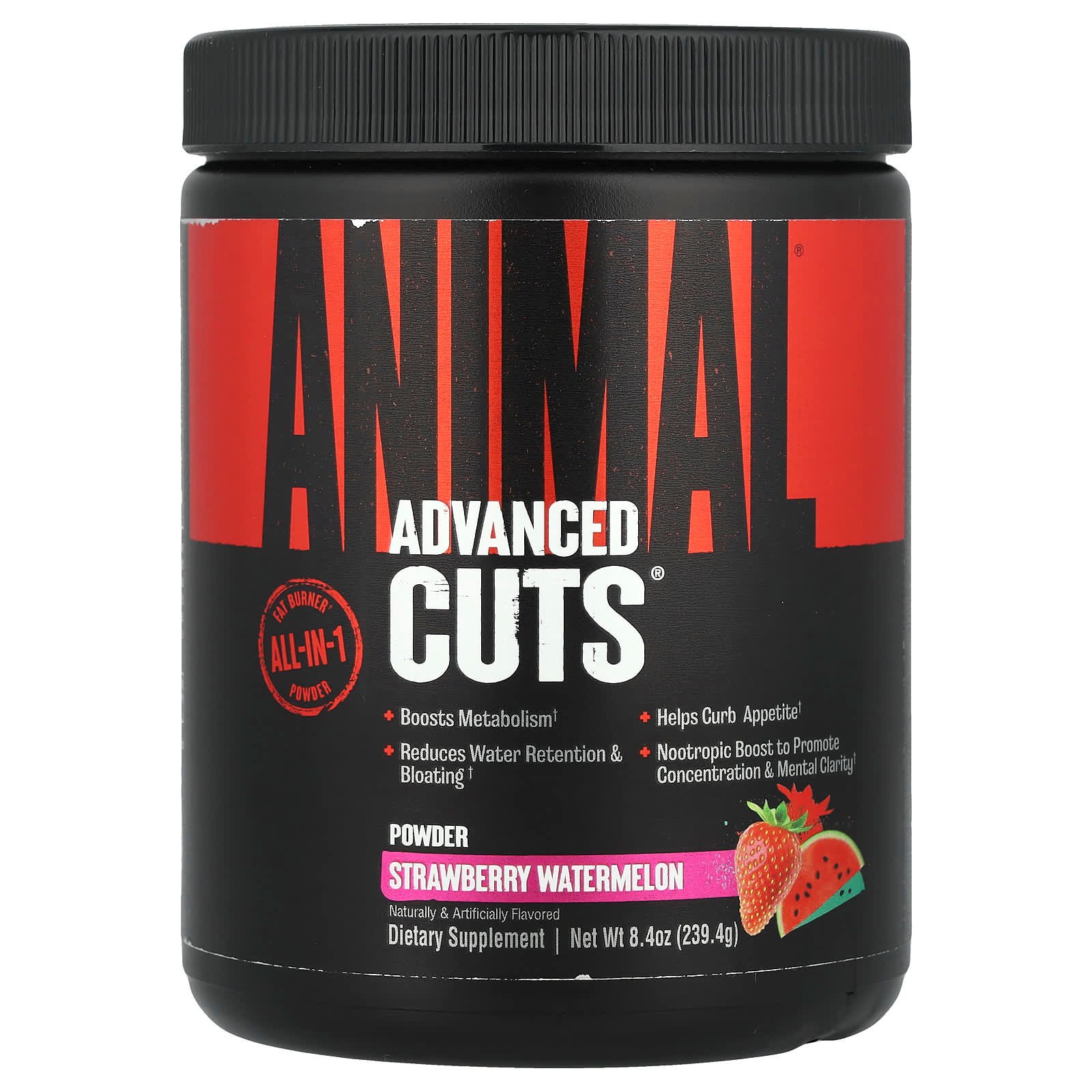 Animal, Advanced Cuts® em Pó, Strawberry Watermelon, 239,4 g (8,4 oz)