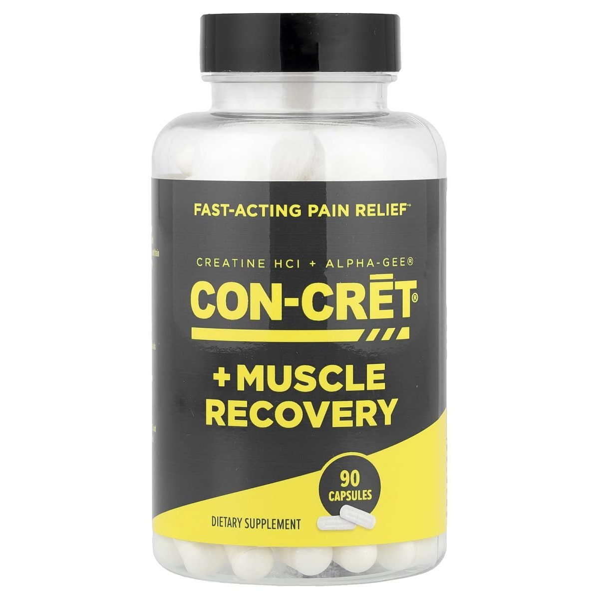 Con-Cret, Cloridrato de Creatina + Alpha Gee®, 90 Cápsulas