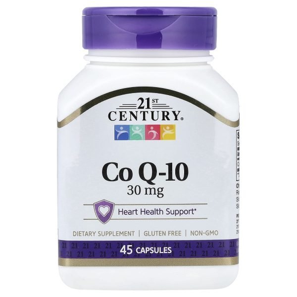 21st Century, Co Q-10, 30 mg, 45 Cápsulas