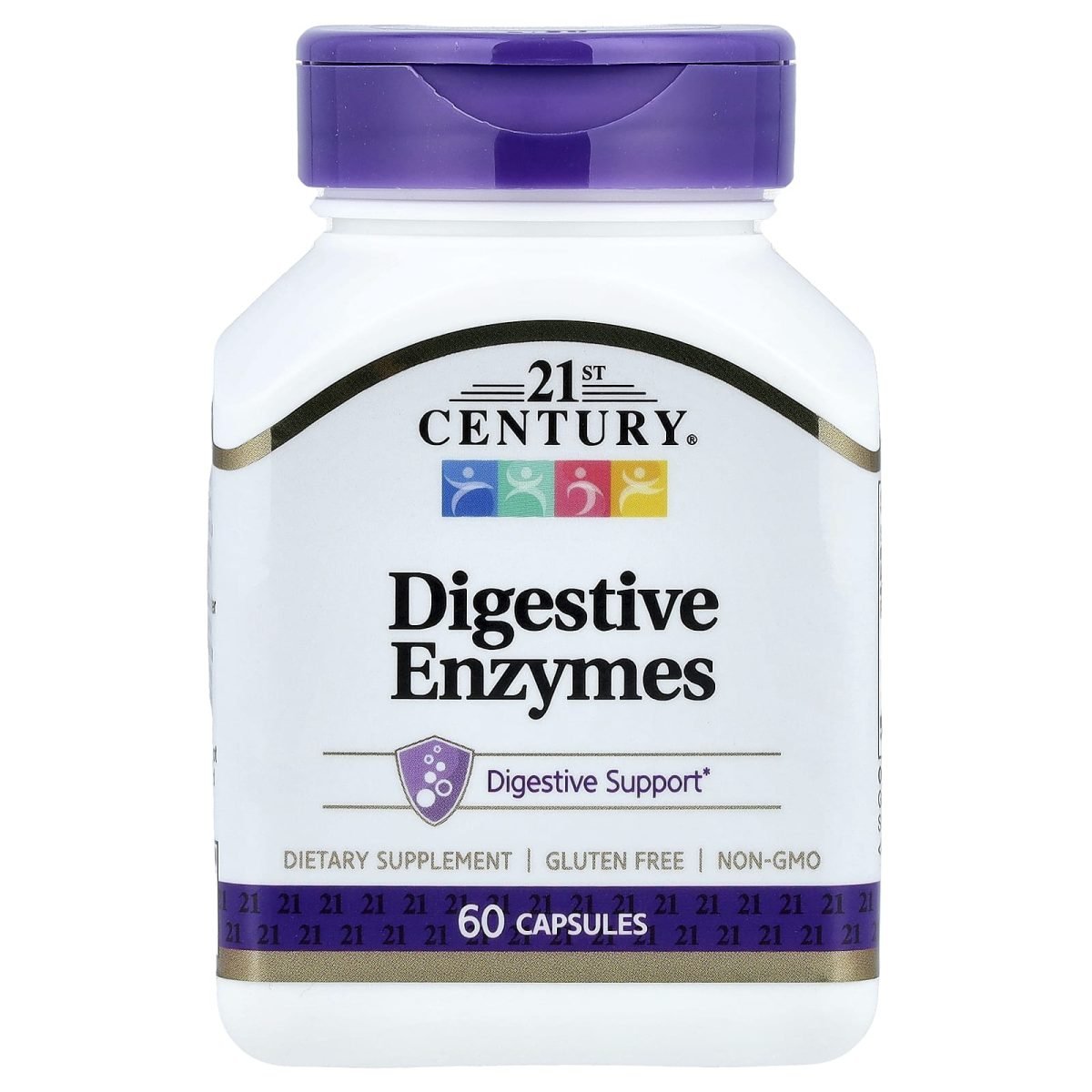 21st Century, Enzimas Digestivas, 60 Cápsulas