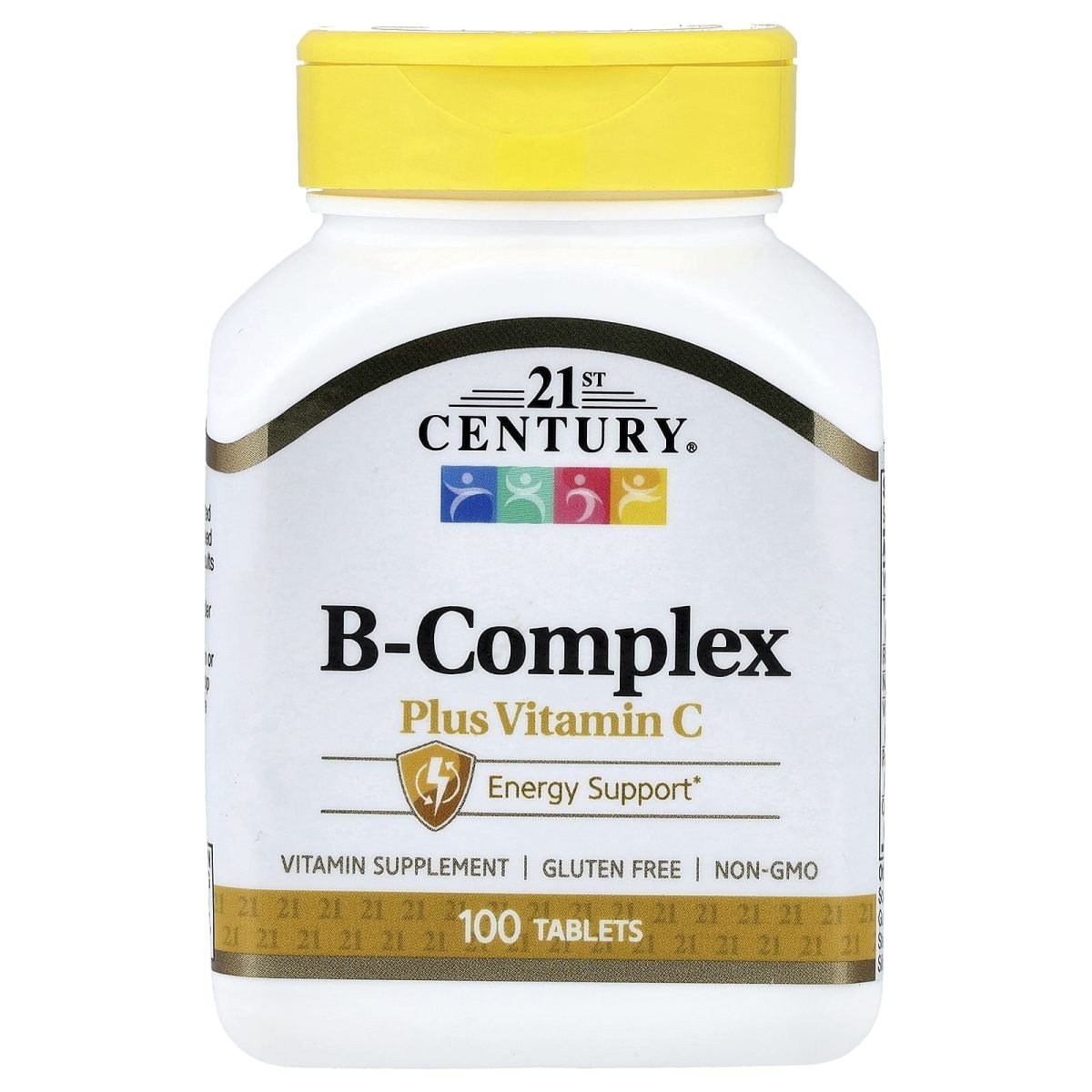 21st Century, Complexo B e Vitamina C, 100 Comprimidos