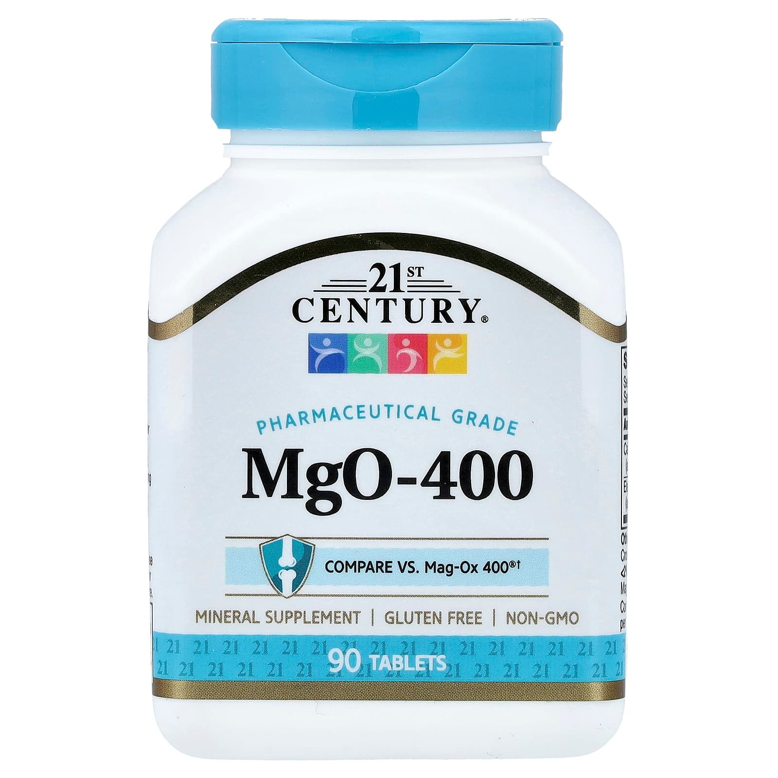 21st Century, MgO-400, 90 Comprimidos