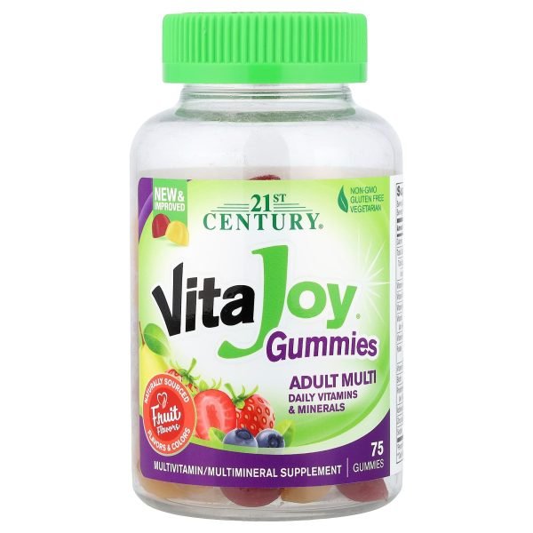 21st Century, Gomas Multivitamínico para Adultos VitaJoy®, Fruit, 75 Gomas
