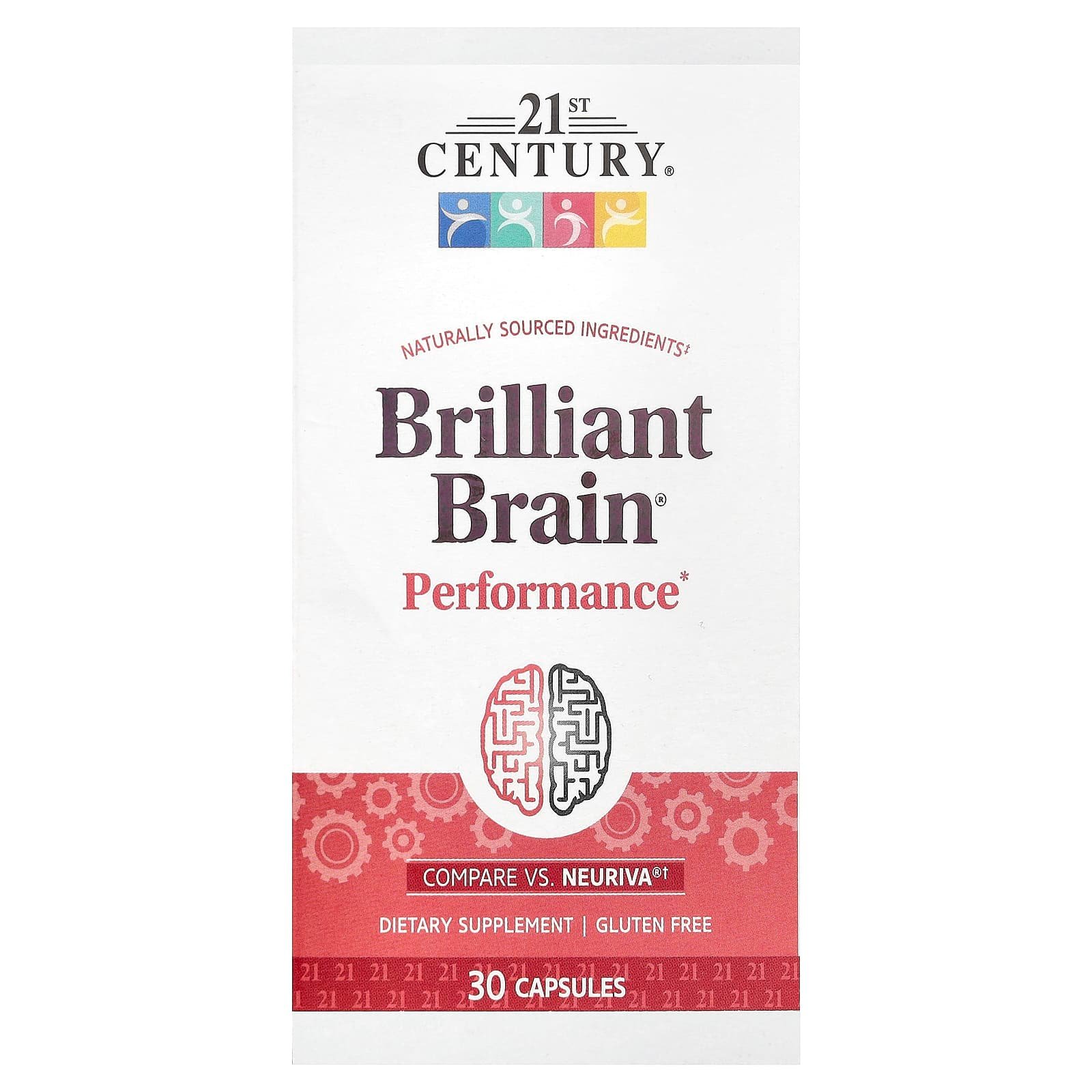 21st Century, Desempenho Cerebral Brilhante, 30 Cápsulas