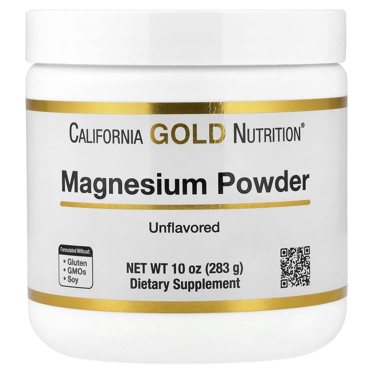California Gold Nutrition, Magnesium Powder, Unflavored, 10 oz (283 g)