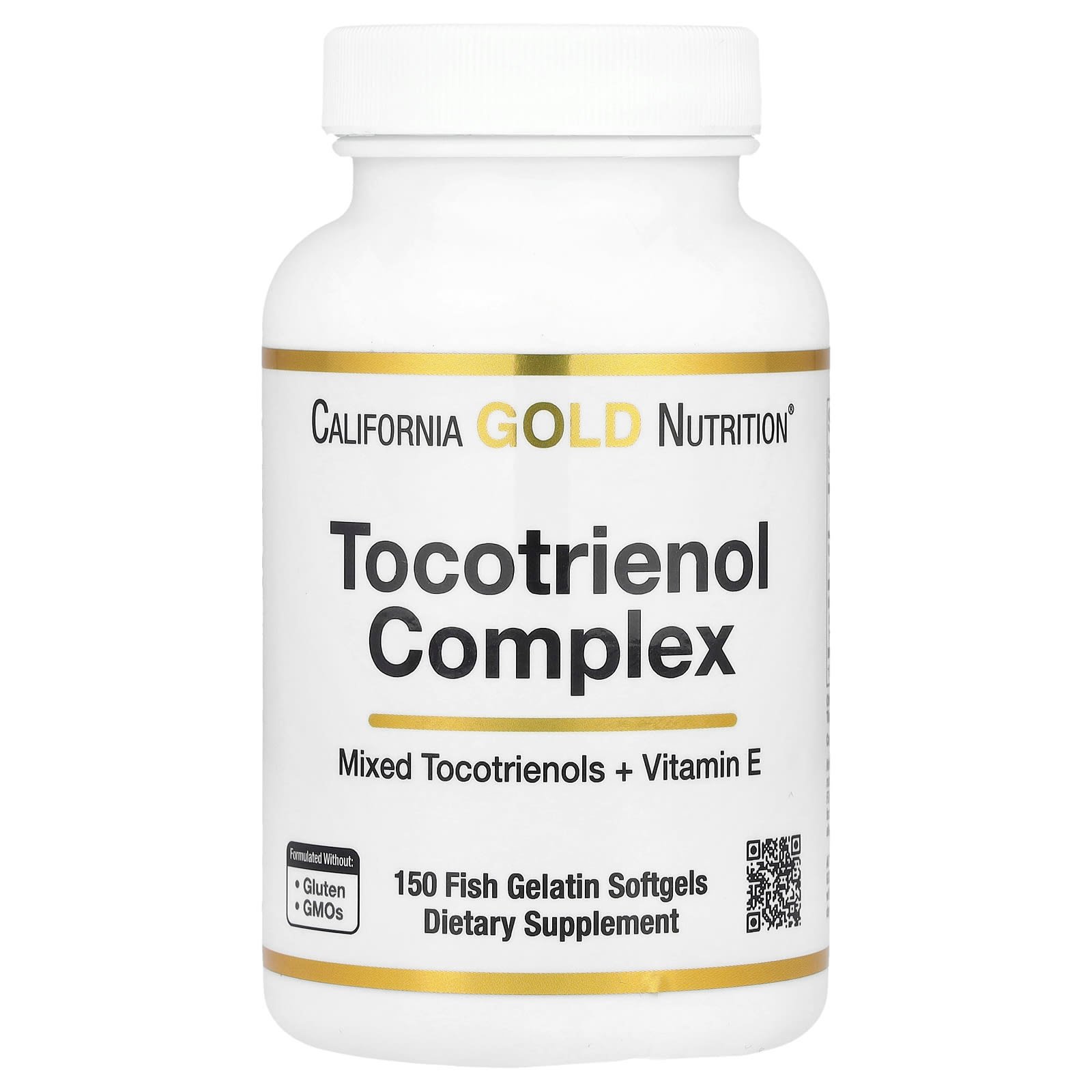 California Gold Nutrition, Complexo de Tocotrienol com Vitamina E, 150 Cápsulas Softgel de Gelatina de Peixe